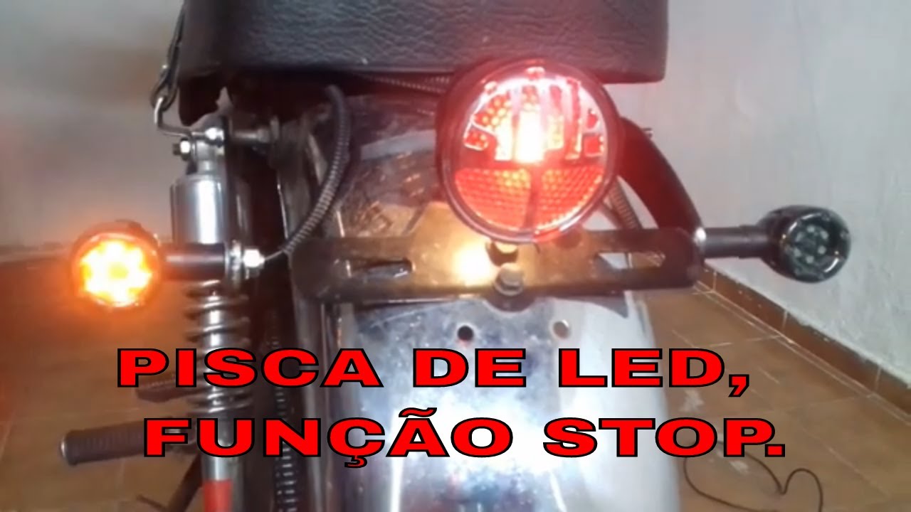 INTRUDER - PISCA DA MOTO COM FUNÇÃO  STOP E  LANTERNA.