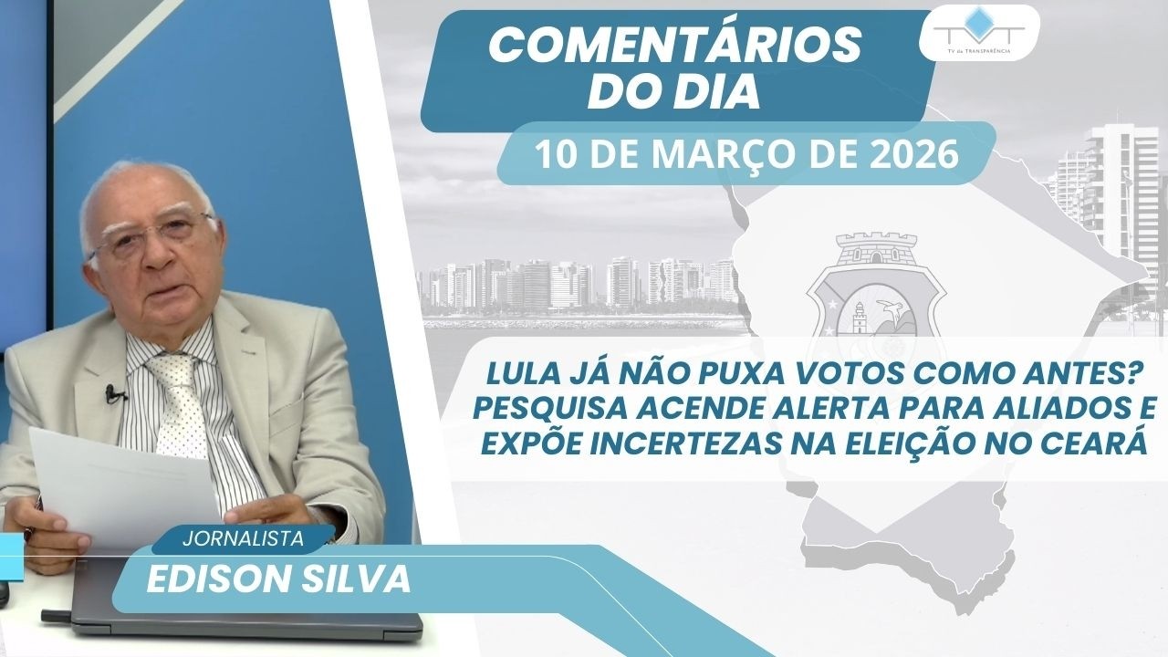 PESQUISAS INDICAM DESGASTE DE LULA E LEVANTAM DÚVIDAS SOBRE FORÇA ELEITORAL NO CEARÁ