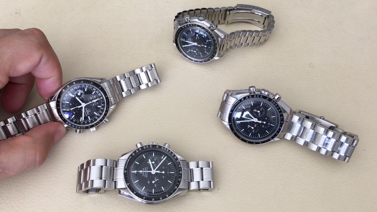 Omega Triple Date 352050 VS Omega Reduced 351050 VS Moonwatch 351050