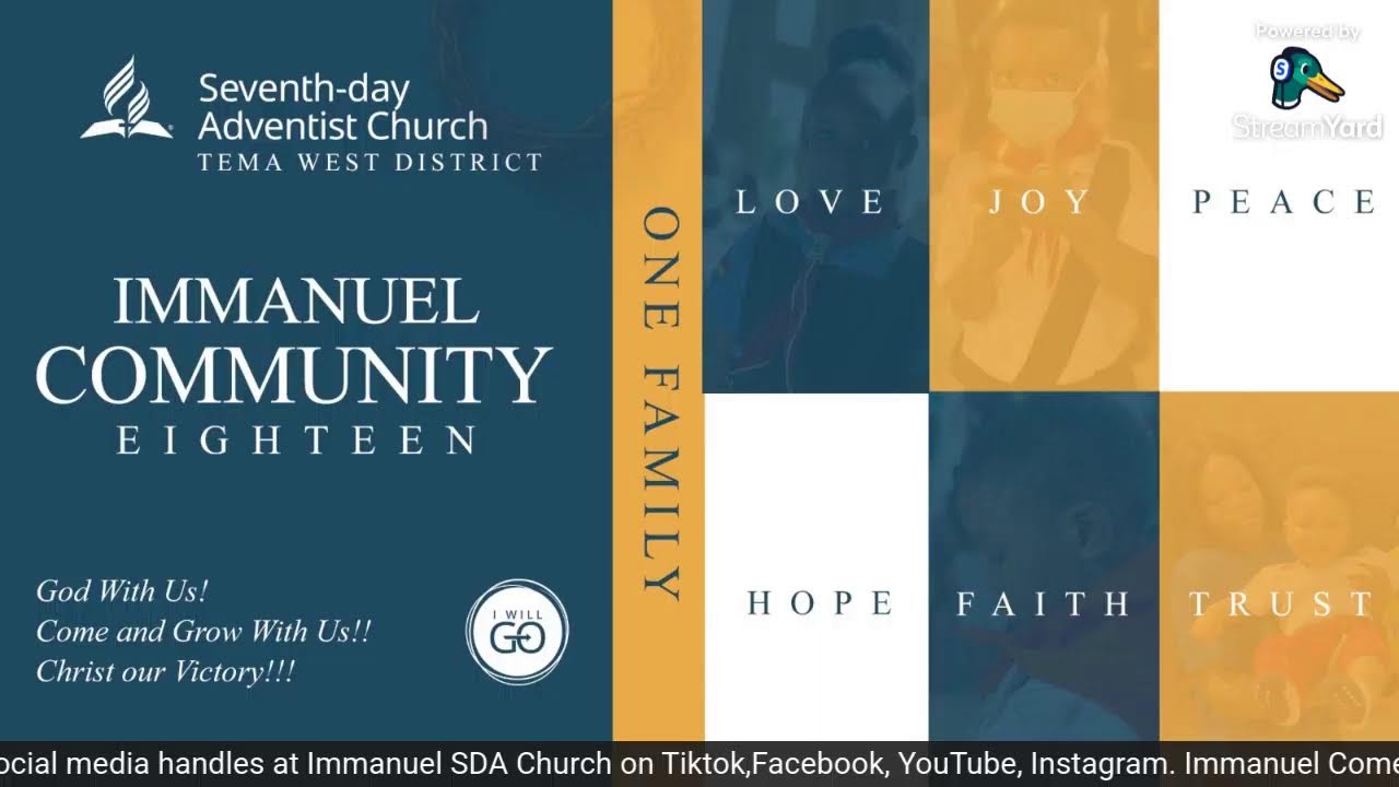 IMMANUEL SDA CHURCH SABBATH WORSHIP 24/01/2026