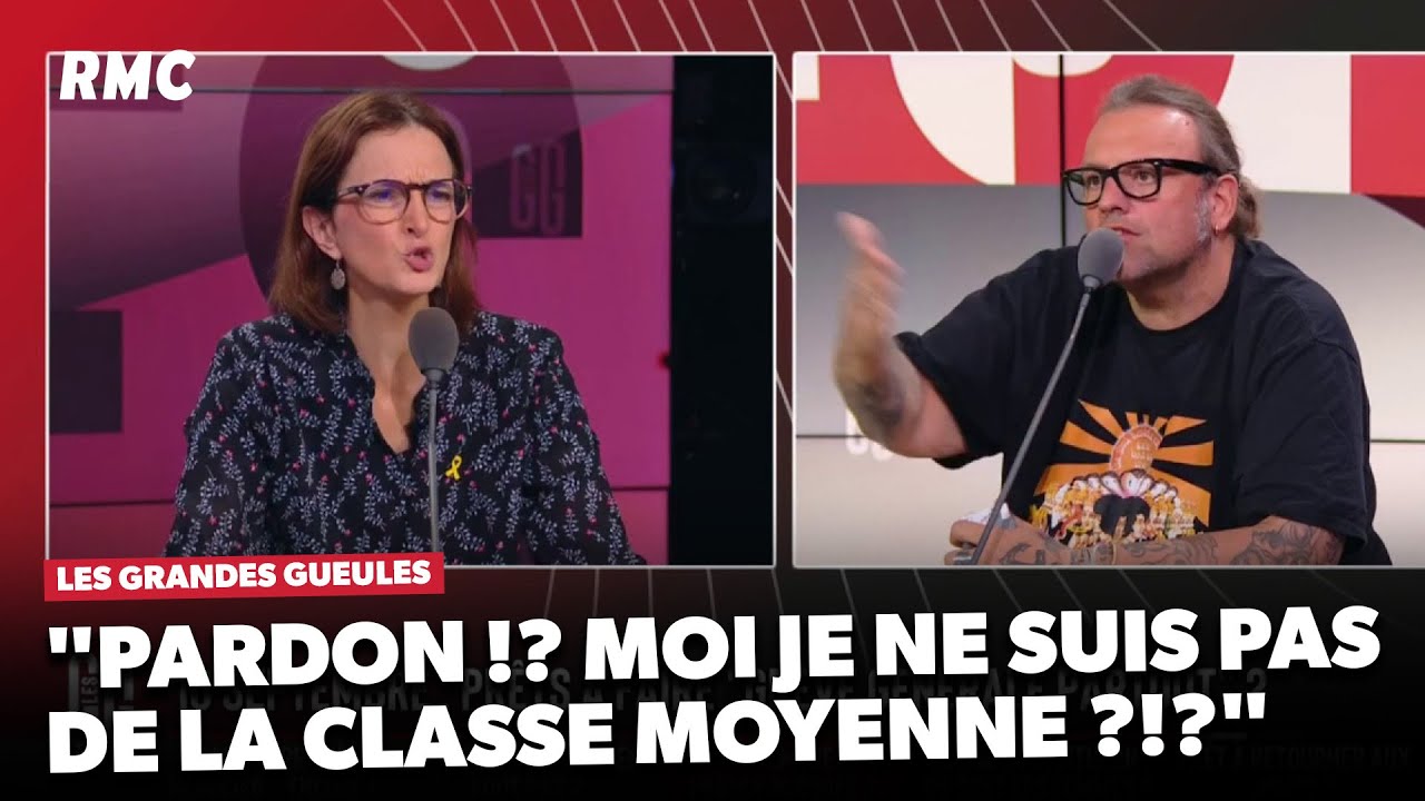 &Eacute;change tendu dans les Grandes Gueules au sujet de la d&eacute;finition de la classe moyenne