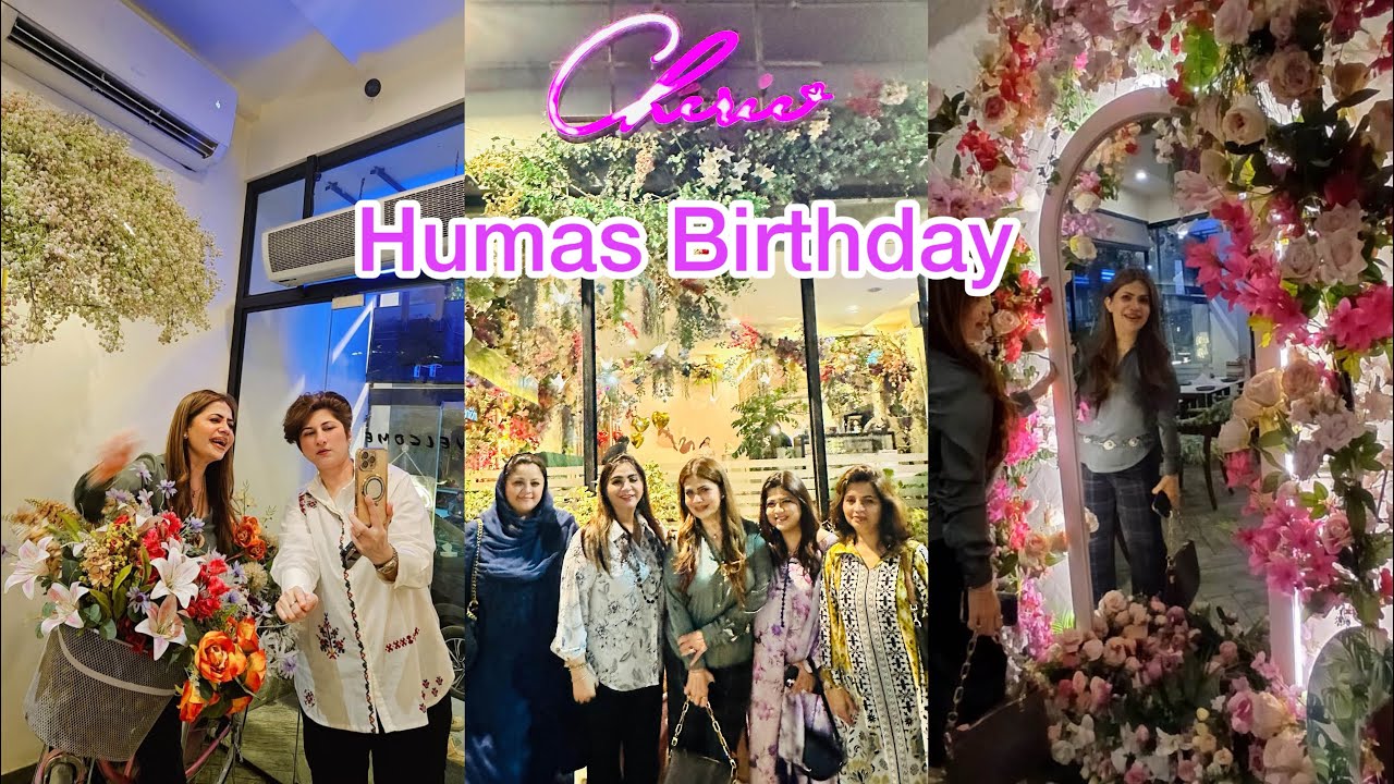 Birthday Celebration Of Huma Khawjah At Cherie Restaurant (Very Good Food)