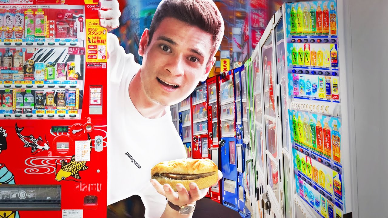 Wie schmeckt AUTOMATEN-ESSEN in JAPAN? (Der Test)