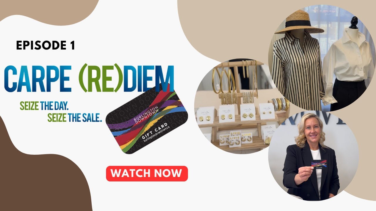 Carpe (RE)diem your Burlington Gift Card at Woven! #DowntownBurlington