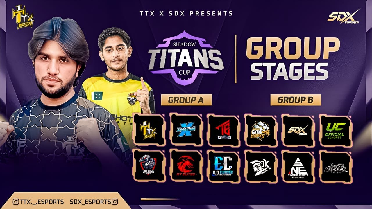 SHADOW TITANS CUP SEASON 1 || GROUP STAGES || A VS B