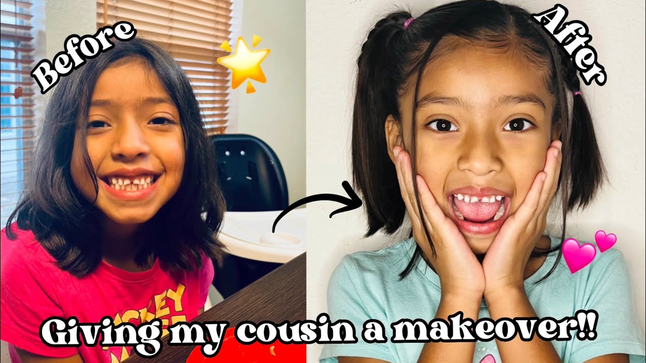 Giving my cousin a makeover!!💕