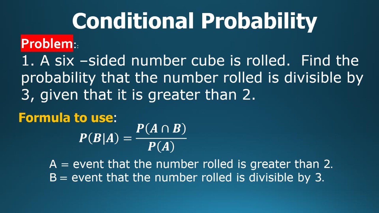 Conditional Probability | Math Video Central