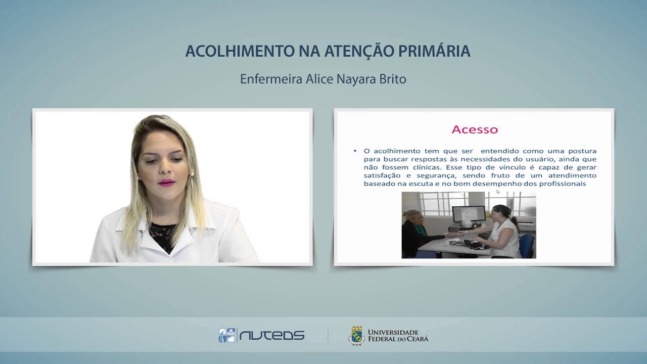 Acolhimento na Aten&ccedil;&atilde;o Prim&aacute;ria