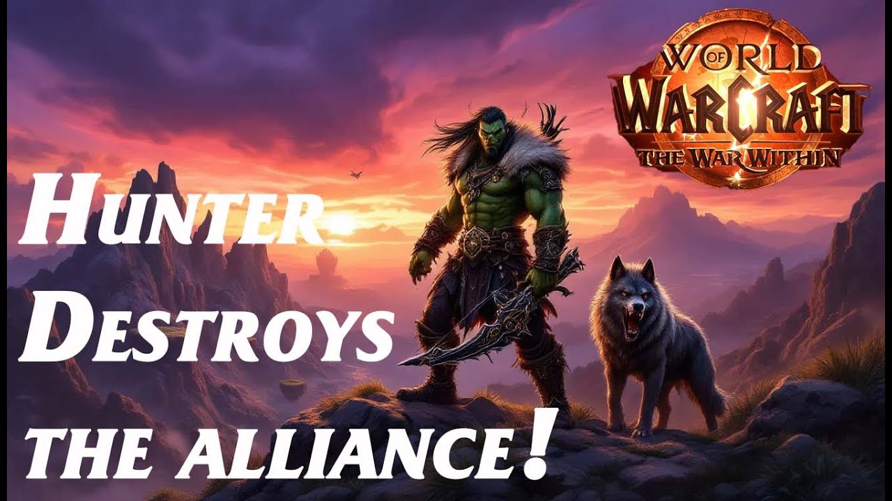 Dark ranger destroys alliance! - Marksman hunter pvp the war within 11.0.5