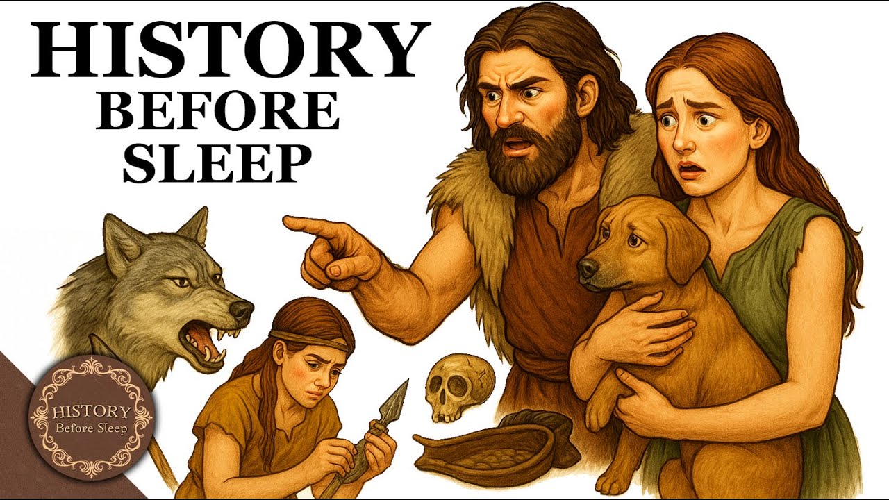 🐺🐕 The First DOGS &mdash; From Wolves to Companions (30,000&ndash;8,000 BCE) | Boring History For Sleep