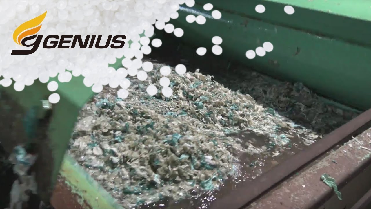 Waste Plastic Recycling Plant - LLDPE Silage Wrap Film Washing Line