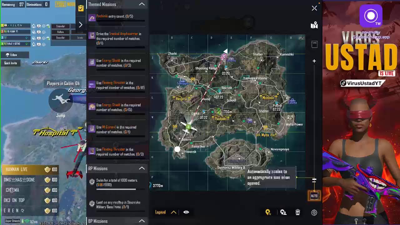 NEW EVENT FIRST GAME RUSH GAMEPLAY_USTADxLIVE PUBG MOBILE 🔥
