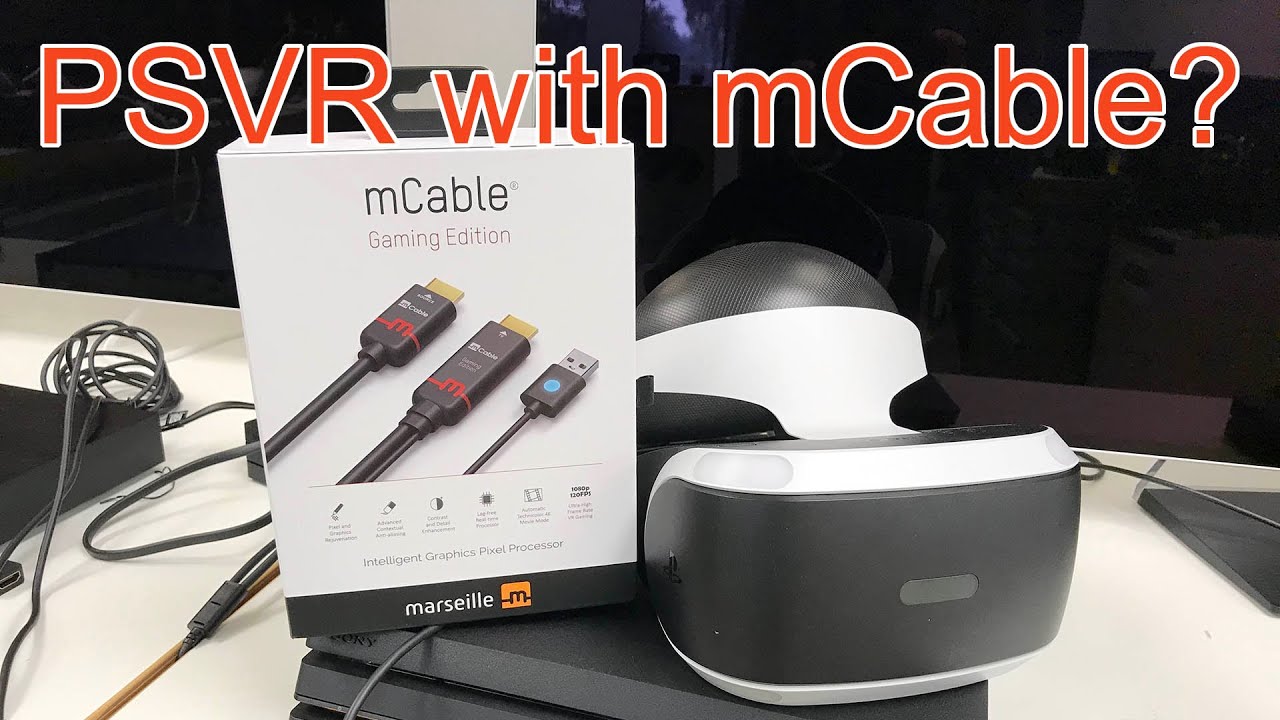 How to connect mCable to PSVR