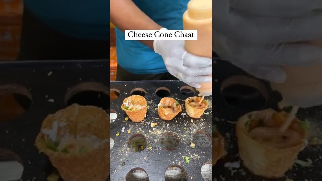 Cheese Cone chaat #shorts