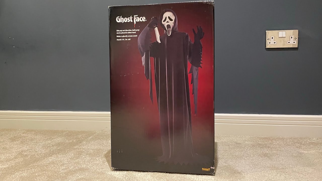 SCREAM Ghostface Animatronic Unboxing (SPIRIT HALLOWEEN)