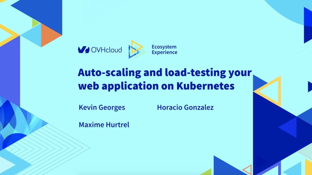 Auto-scaling and load-testing your web application on Kubernetes