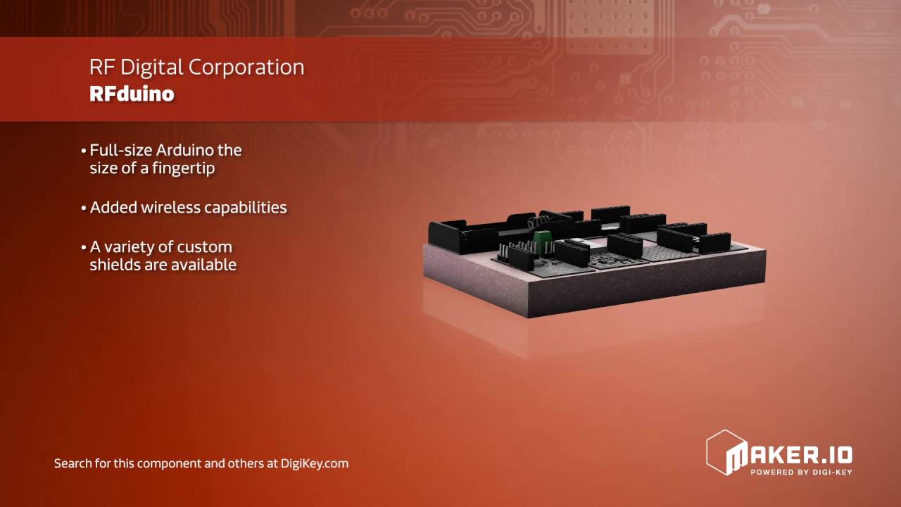 RF Digital Corporation Rfduino | Maker Minute