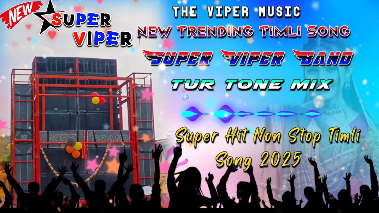 SUPER VIPER BAND NON STOP TIMLI SONG 🔴 2025 KI SUPER HIT TONE KE SAT ❤️🥳#niruuvlog 