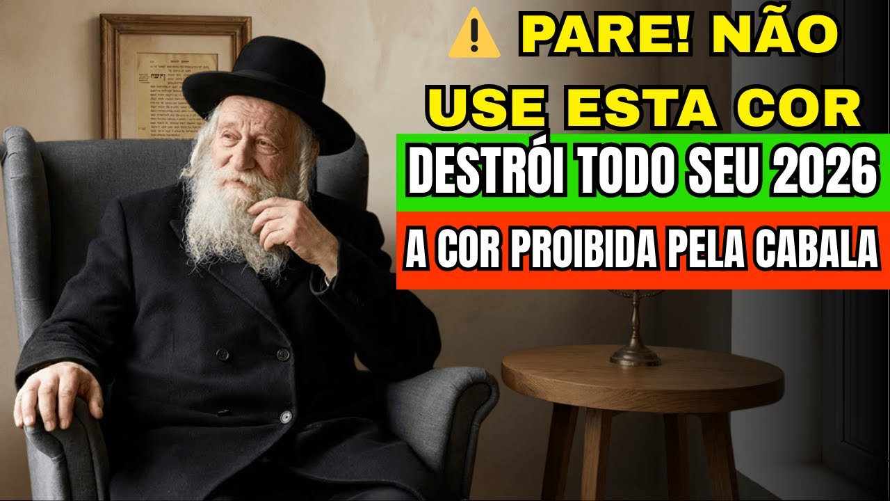 Rabino: NUNCA use ESTA COR na Virada de Ano (bloqueia TODAS as b&ecirc;n&ccedil;&atilde;os de 2026) | Cabala Judia