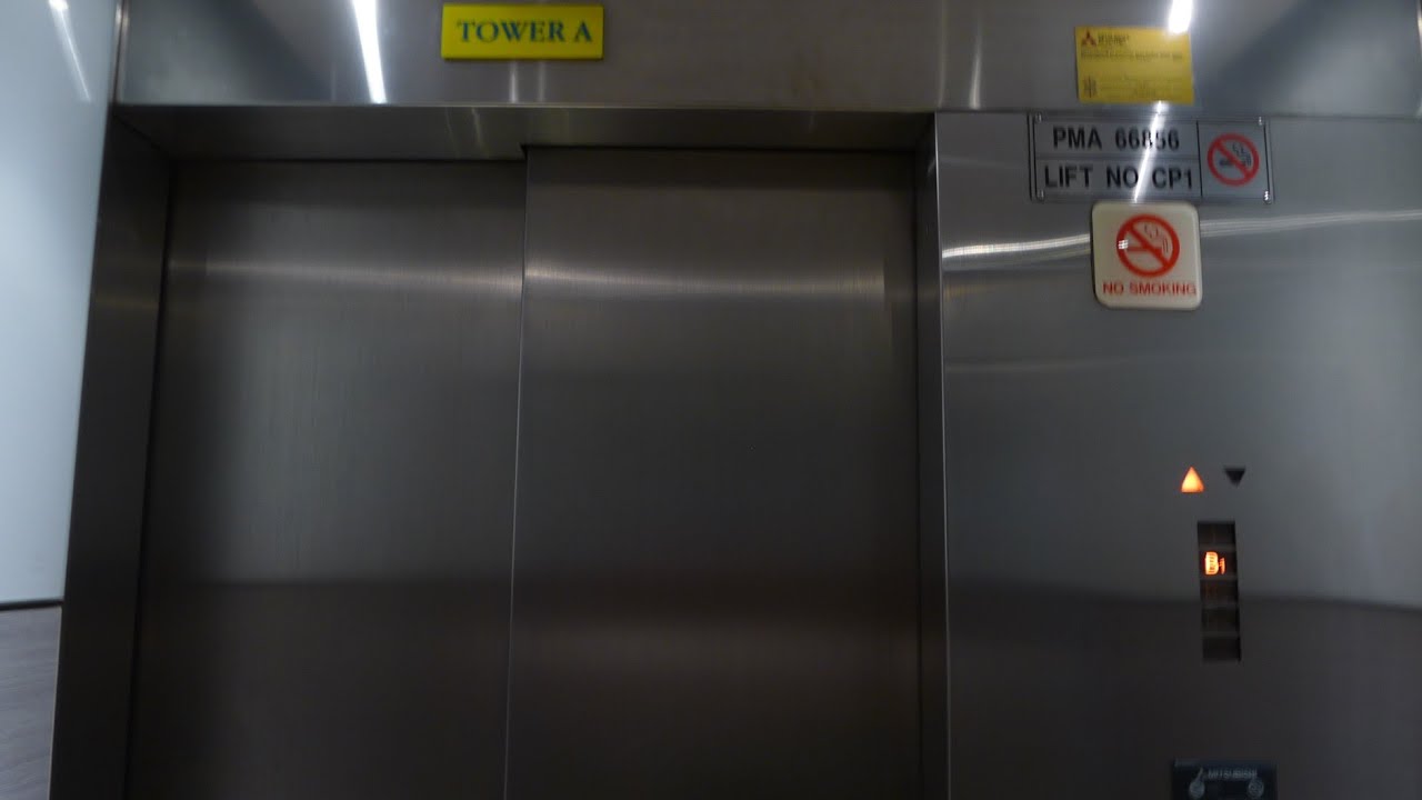 (EPIC chime ) Mitsubishi SP-VF HYDRAULIC Lift at Uptown 5 Damansara (carpark Lift) Tower A & B RD