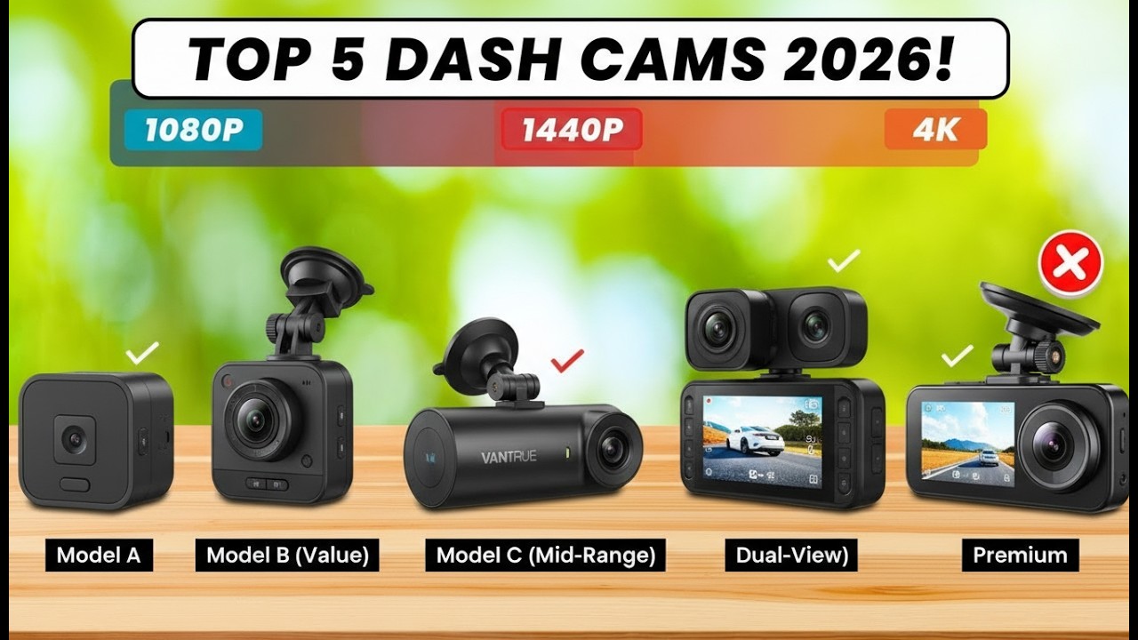 Top 5 Best Dash Cams Worth Buying in 2026