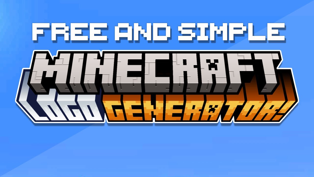 Как сделать логотип Minecraft совершенно БЕСПЛАТНО (урок)