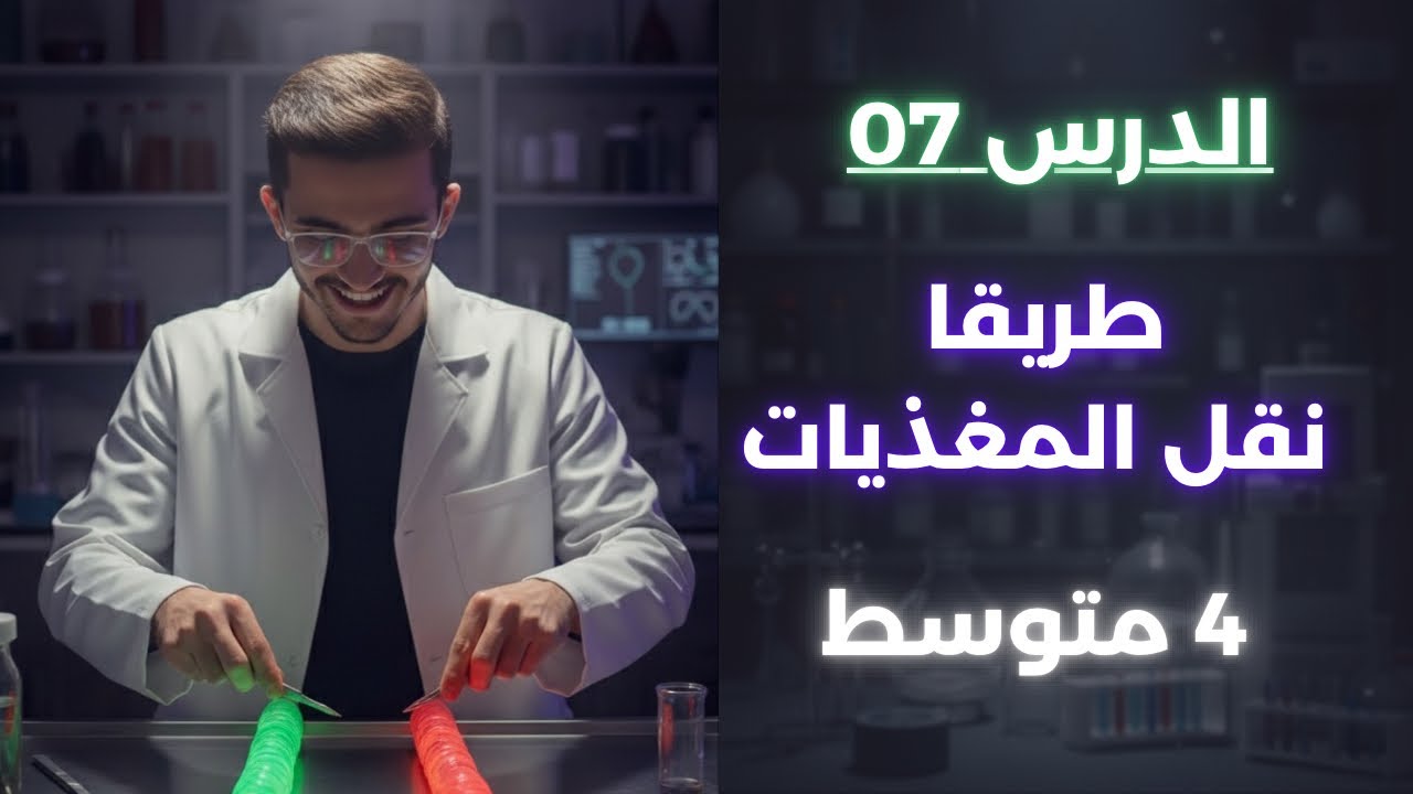الدرس 07 : طريقا امتصاص المغذيات سنة رابعة متوسط