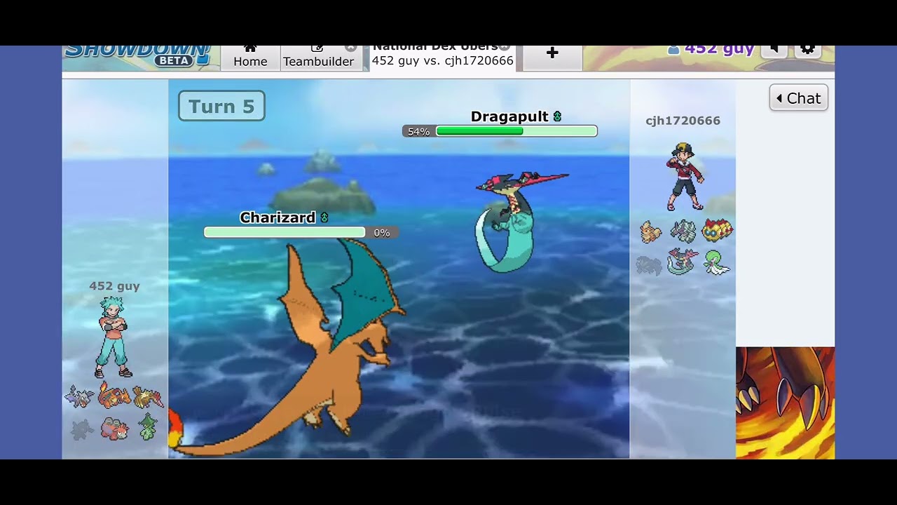 Fearow finishing up the battle 