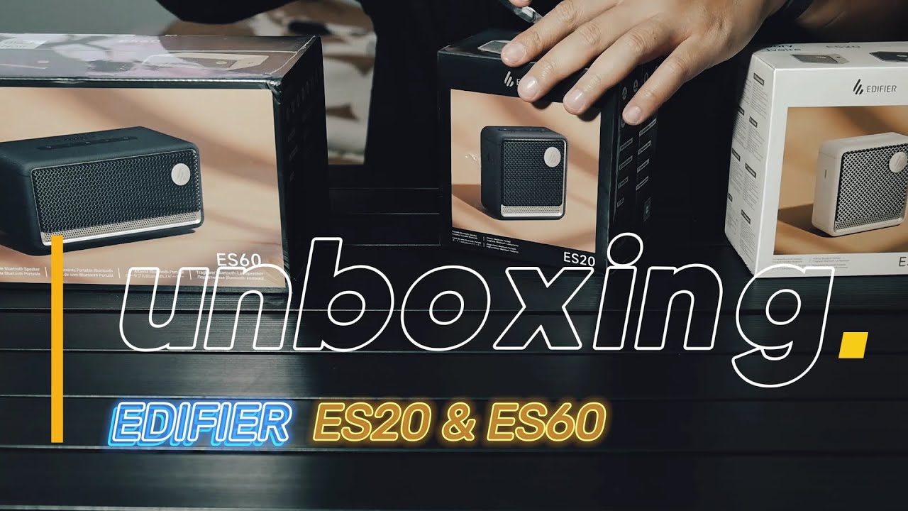 unboxing | EDIFIER ES20 & ES60 | and soundtest