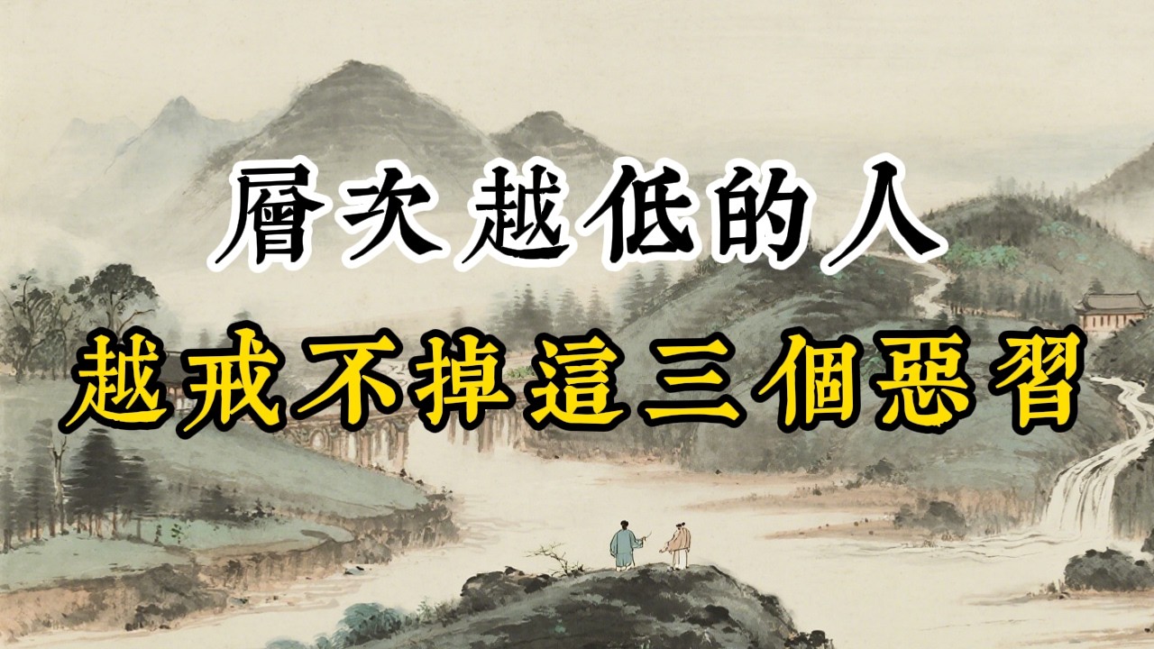 為什麼你越混越差？層次越低的人，越戒不掉這3個致命惡習！ #人生智慧 #人生感悟 #強者思維#自我成長