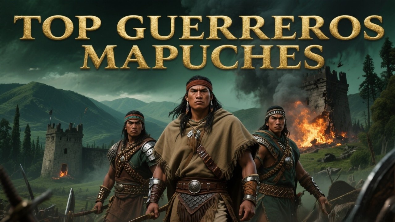 TOP 10 GUERREROS MAPUCHES QUE DESAFIARON a los CONQUISTADORES