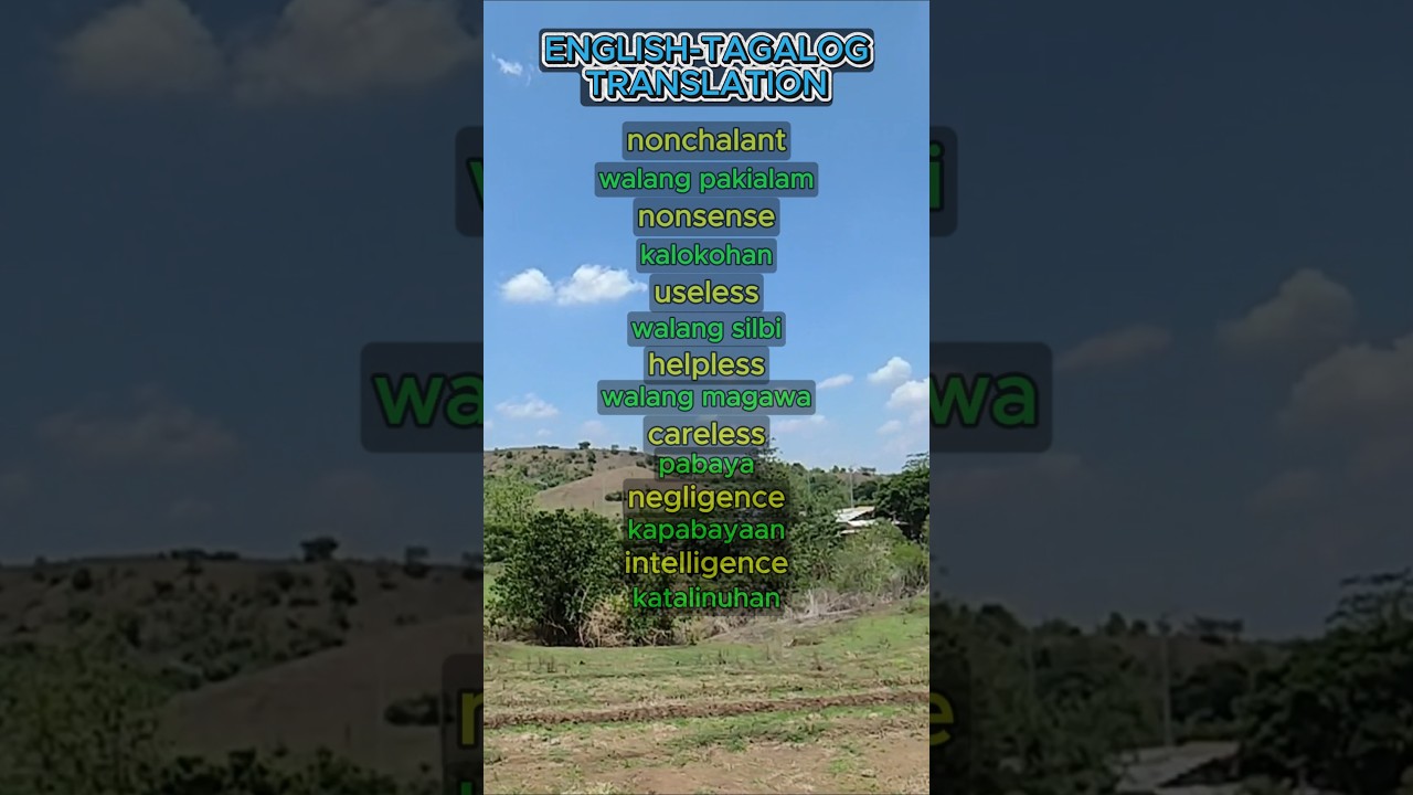 Англо-тагальский словарь 7 #обучение #английский #мастерствоанглийскойлексики