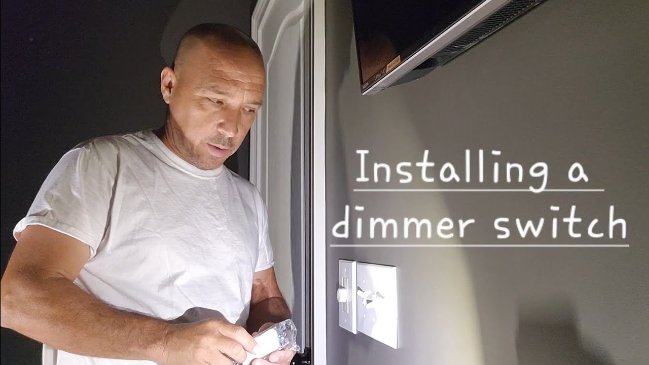 Dimmer switch installation from working in shop to the now the house