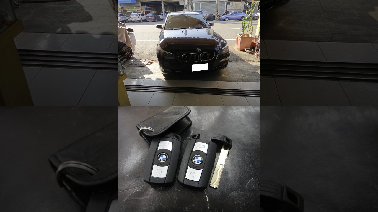 2007年 BMW 523 E60 增加感應式遙控晶片鑰匙 AKOBD製作