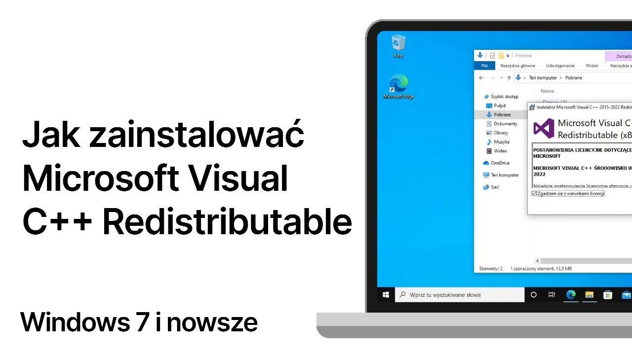 Jak zainstalować Microsoft Visual C++ Redistributable
