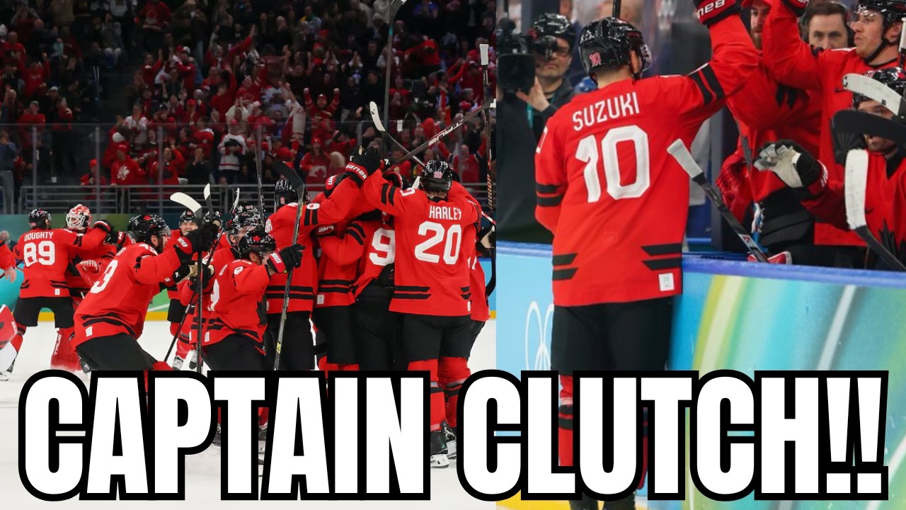 NICK SUZUKI COMES UP HUGE!! TEAM CANADA WINS!