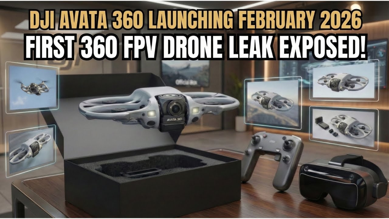 DJI Avata 360 Launching February 2026 | First 360 FPV Drone Leak Exposed!