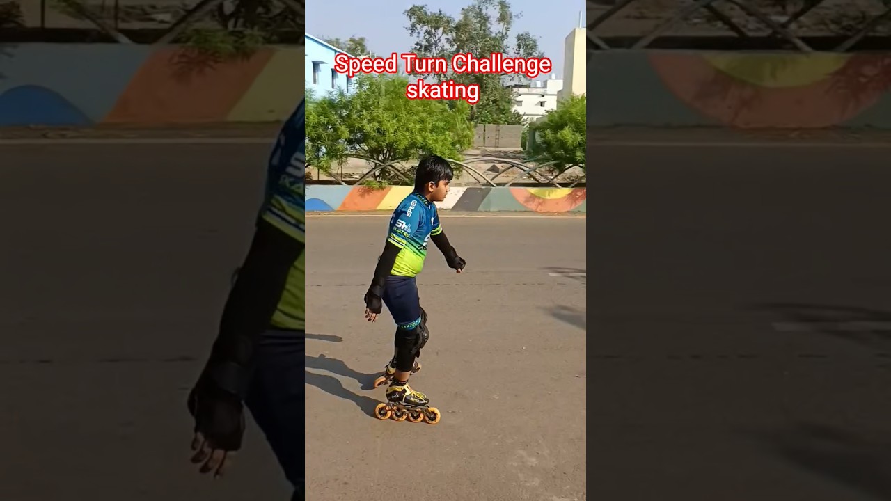Speed Turn Challenge Skating  