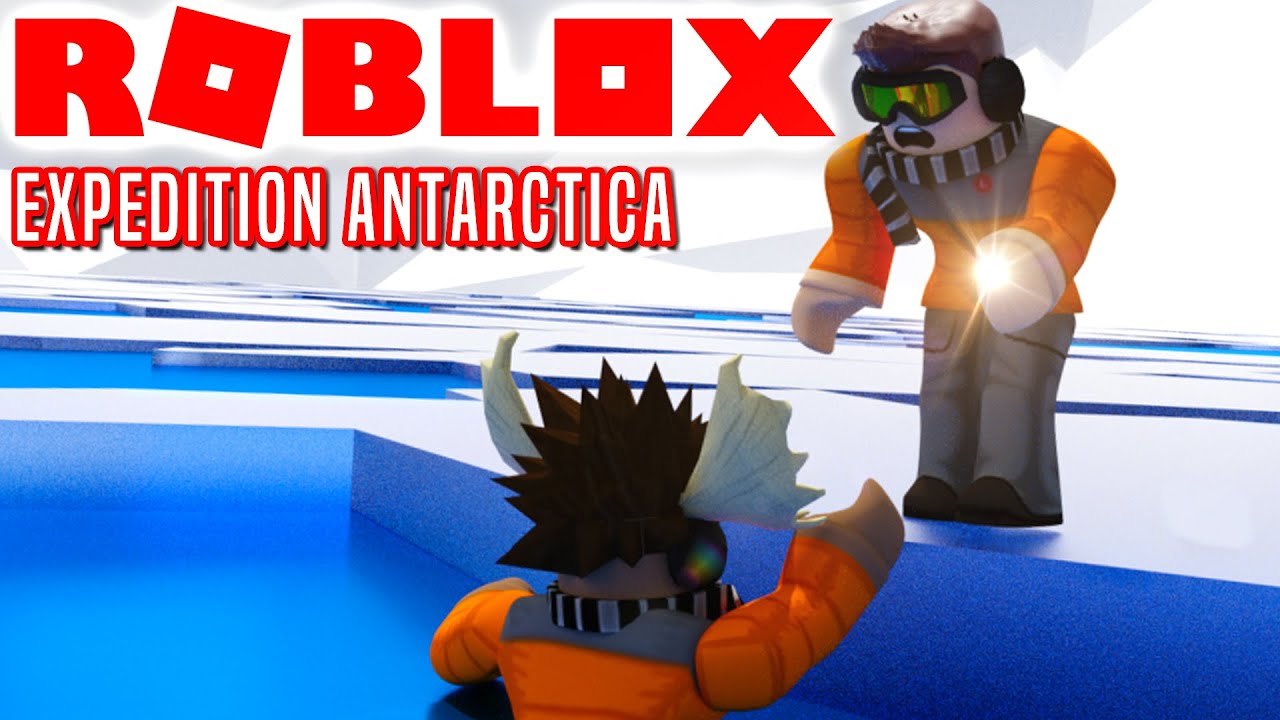 Turen Til SYDPOLEN (med Elg)! - Roblox Expedition Antarctica Dansk med ComKean og Den Mandige Elg