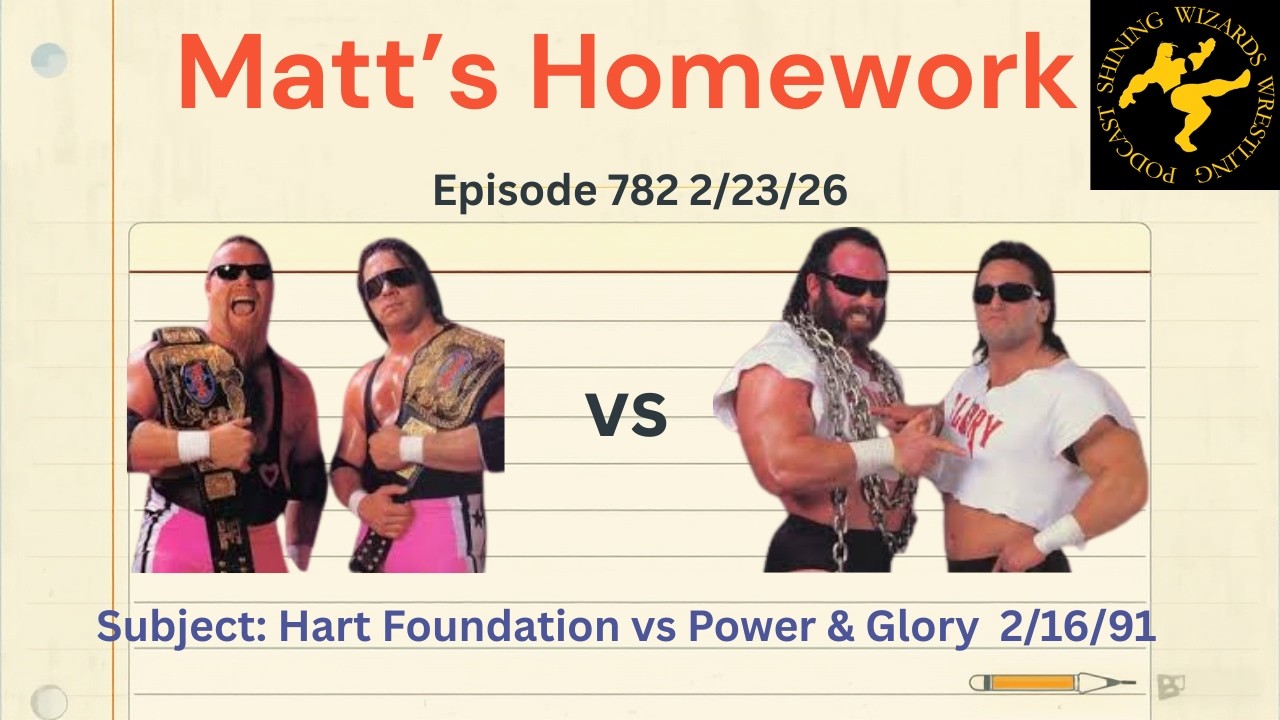 Hart Foundation vs Power & Glory from February 1991 WWF House Show