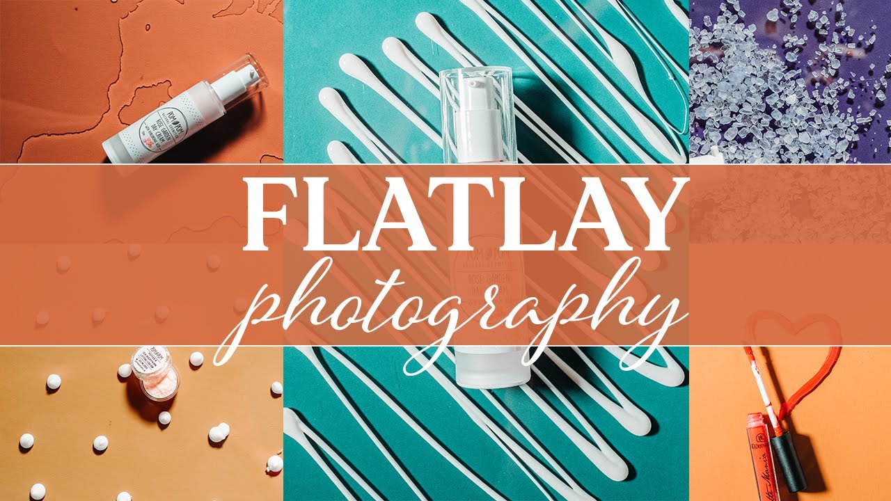 COSMETICS PRODUCT photography ideas 2021 in a flat lay style