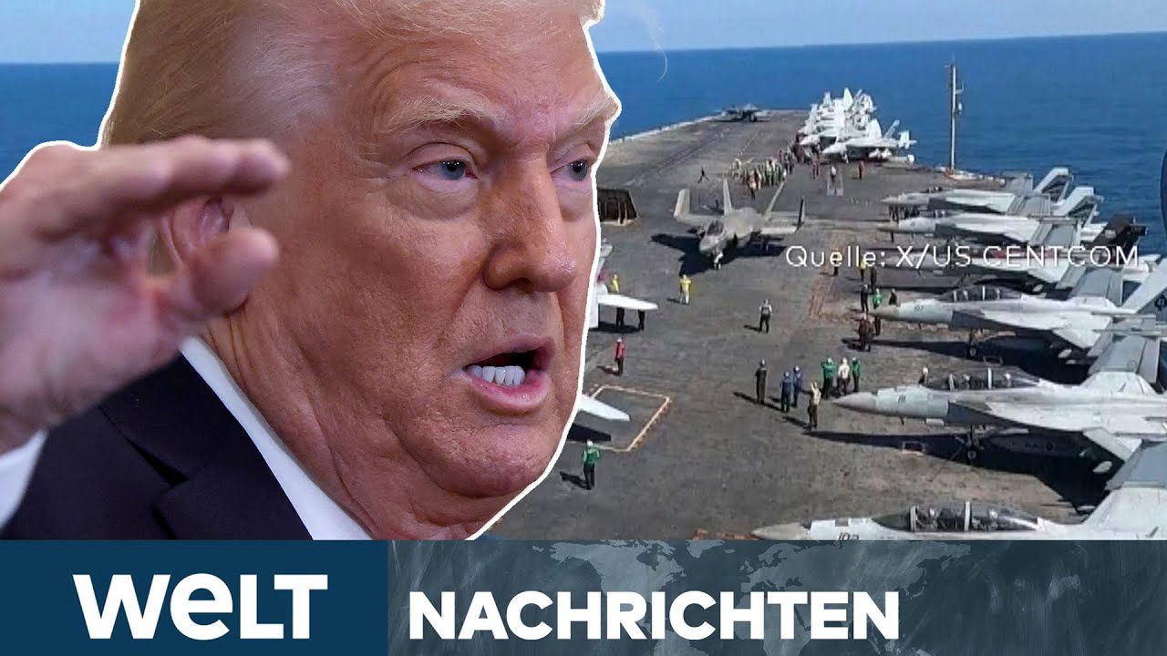 IRAN: Zeitspiel? Trump droht Teheran mit Angriff! Kein Durchbruch bei Atom-Konflikt | WELT LIVE