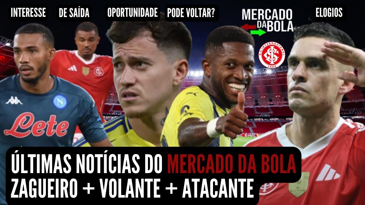 🚨 NOTÍCIAS DO INTER HOJE 💣 BOMBA 💣 INTER COMPRA ATACANTE 💣 REFORÇO NA ITÁLIA + 3 NOTÍCIAS DO MERCADO