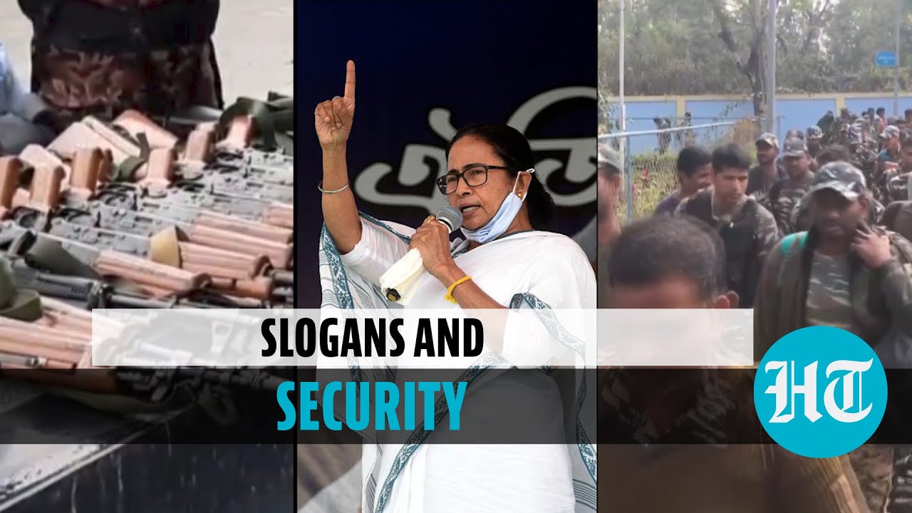 Watch: TMC's new slogan for Bengal election; CRPF soldiers sent to state