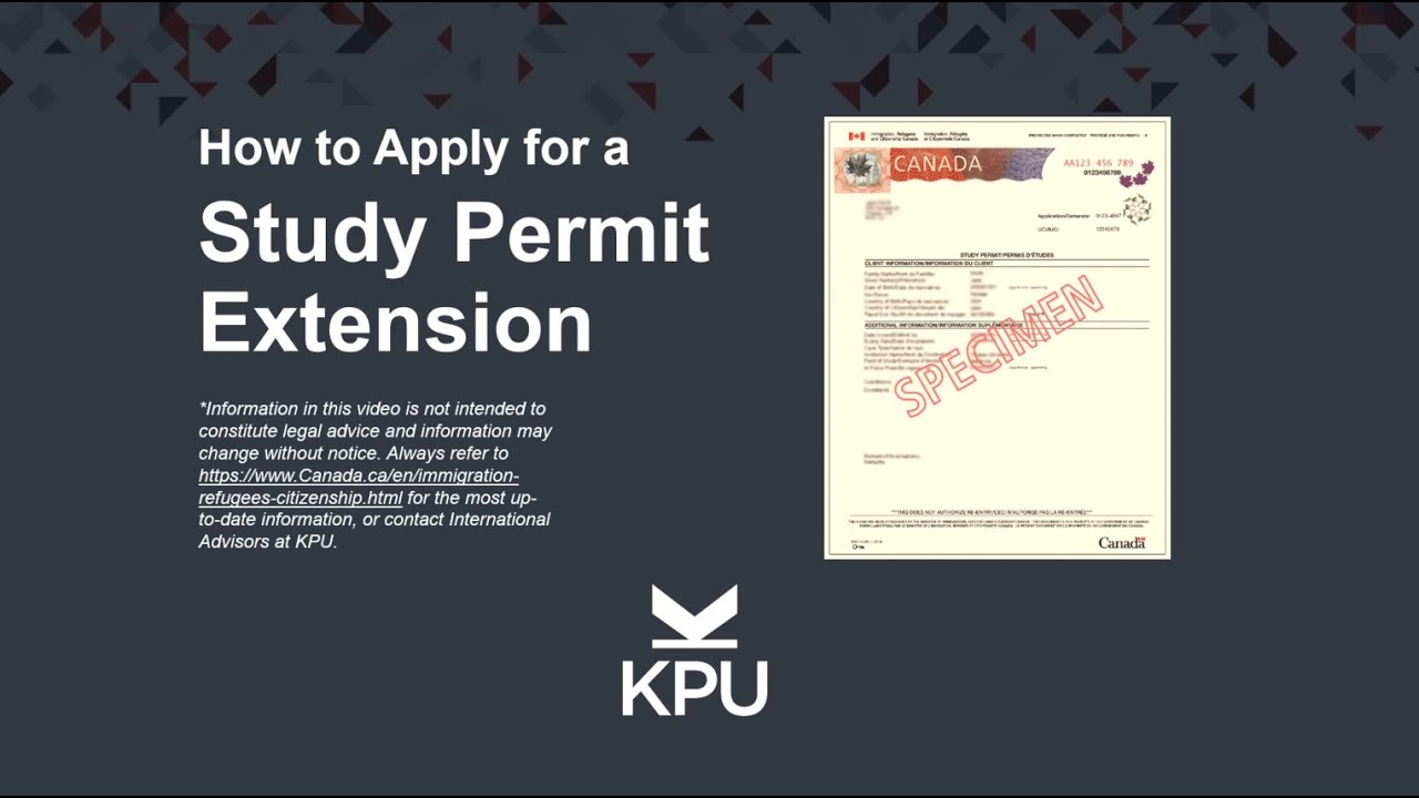 How to Apply for a Study Permit Extension