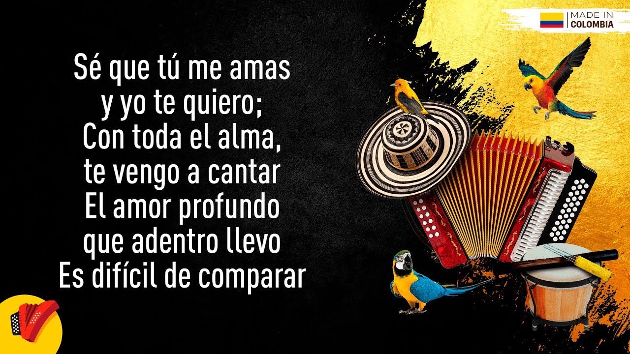 Amor Profundo, Binomio De Oro, Video Letra - Sentir Vallenato