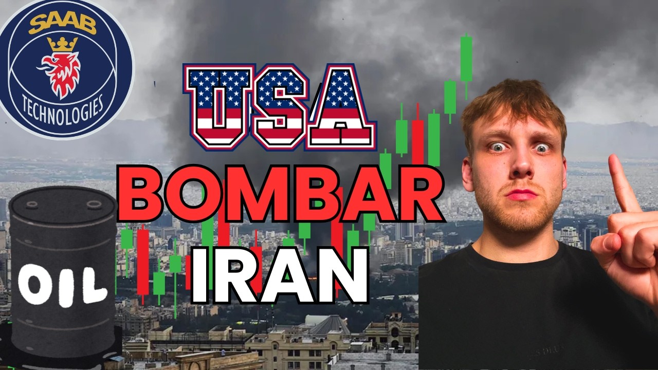 OLJAN RUSAR, BÖRSEN DYKER!  Börs Update TESLA | ATLAS COPCO  | SAAB | KLARNA | OMXS30