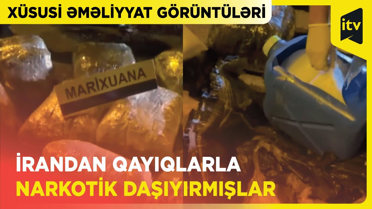 İrandan qayıqlarla Azərbaycana külli miqdarda narkotik gətirən dəstə üzvləri saxlanılıb