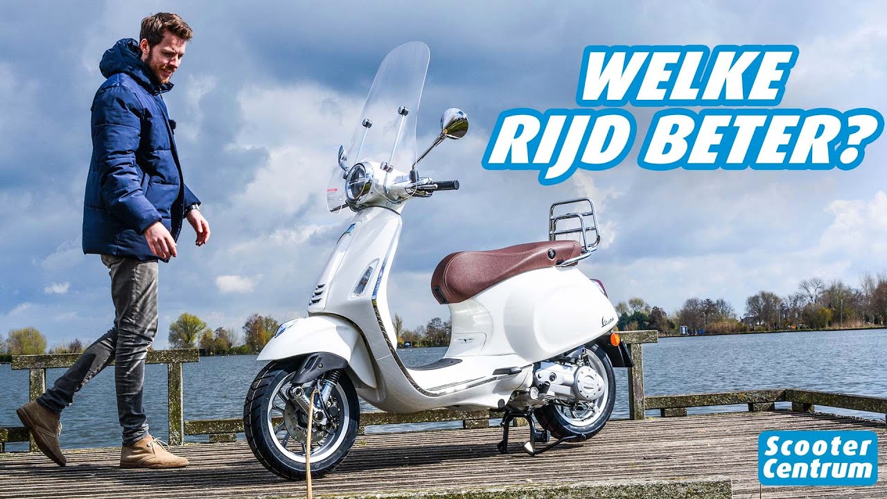 RIJTEST - VESPA PRIMAVERA 2021 - WELKE RIJD BETER? PRIMAVERA OF SPRINT? 💡