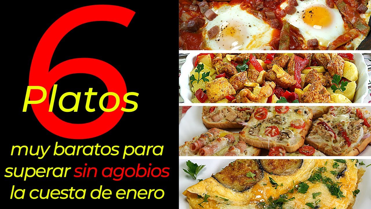 6 Recetas Baratas Para Afrontar La Cuesta de Enero ¡Sin Agobios! 🤑
